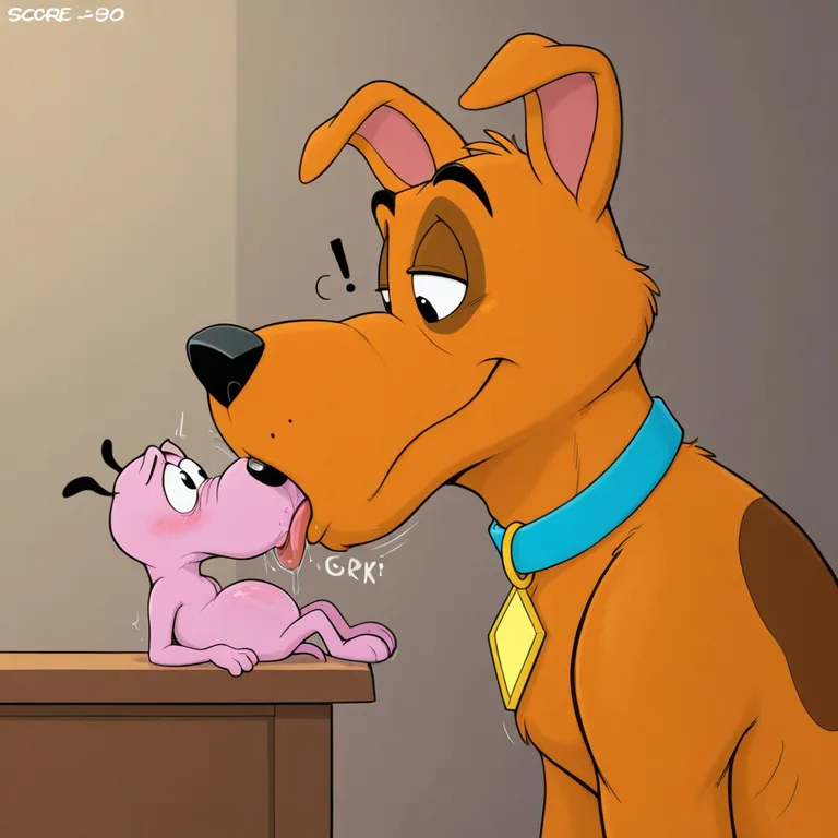 Courage the Cowardly Dog and Scooby Doo
