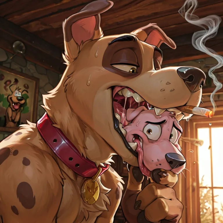 Courage the Cowardly Dog Stoned and Vored