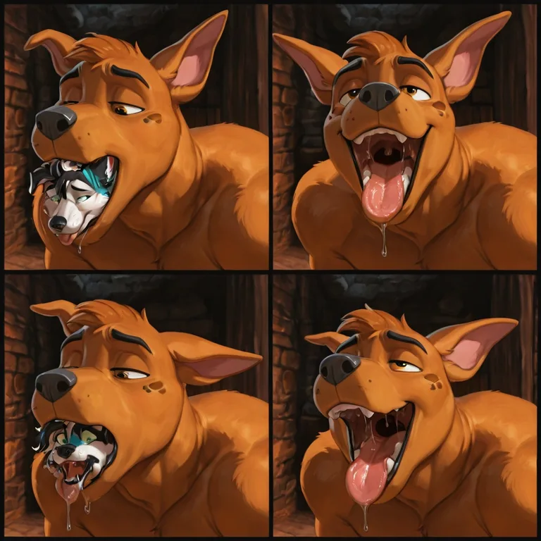 Courage the Cowardly Dog Being Eaten Alive