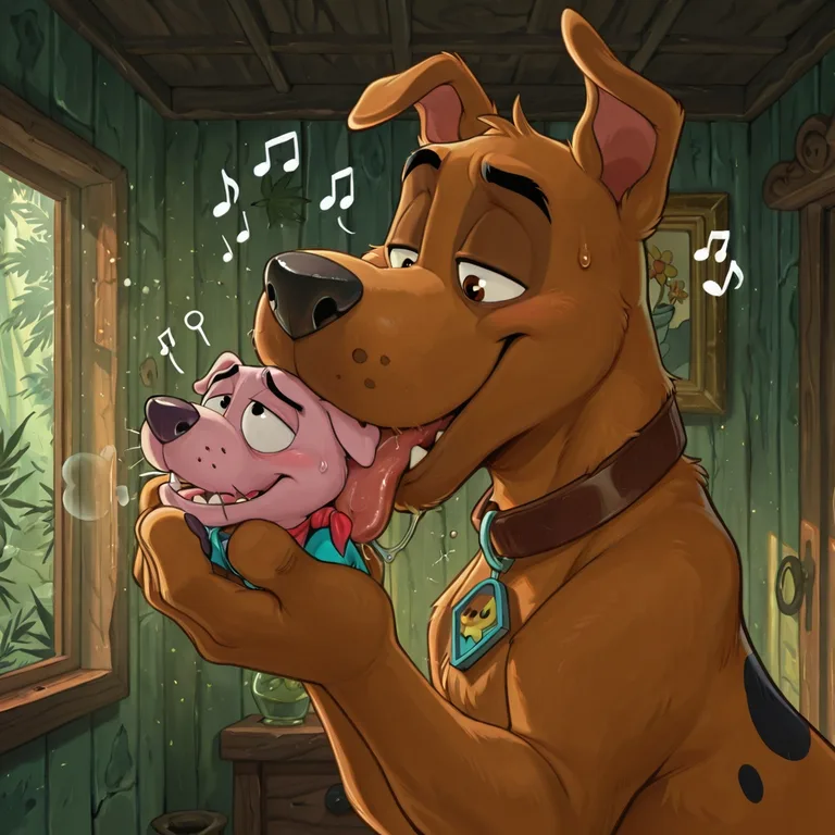Courage the Cowardly Dog and Scooby-Doo Musical Adventure