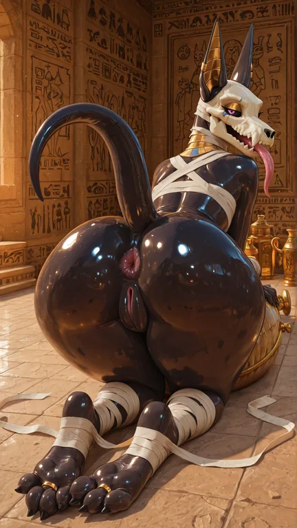 Jackal Kobold Hybrid in Egyptian Tomb