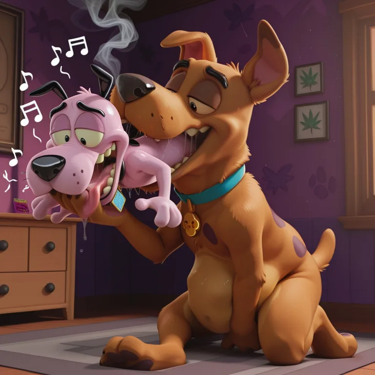 Courage the Cowardly Dog Stoner Adventure Solorealistic