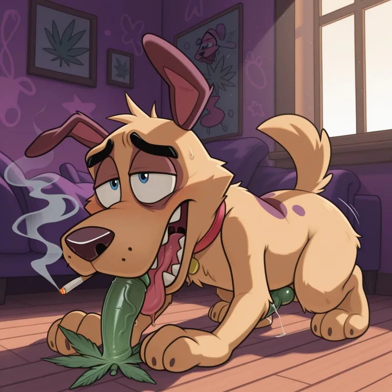 High Stoned Courage the Cowardly Dog
