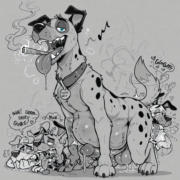 Courage the Cowardly Dog Trio Vore Orgy