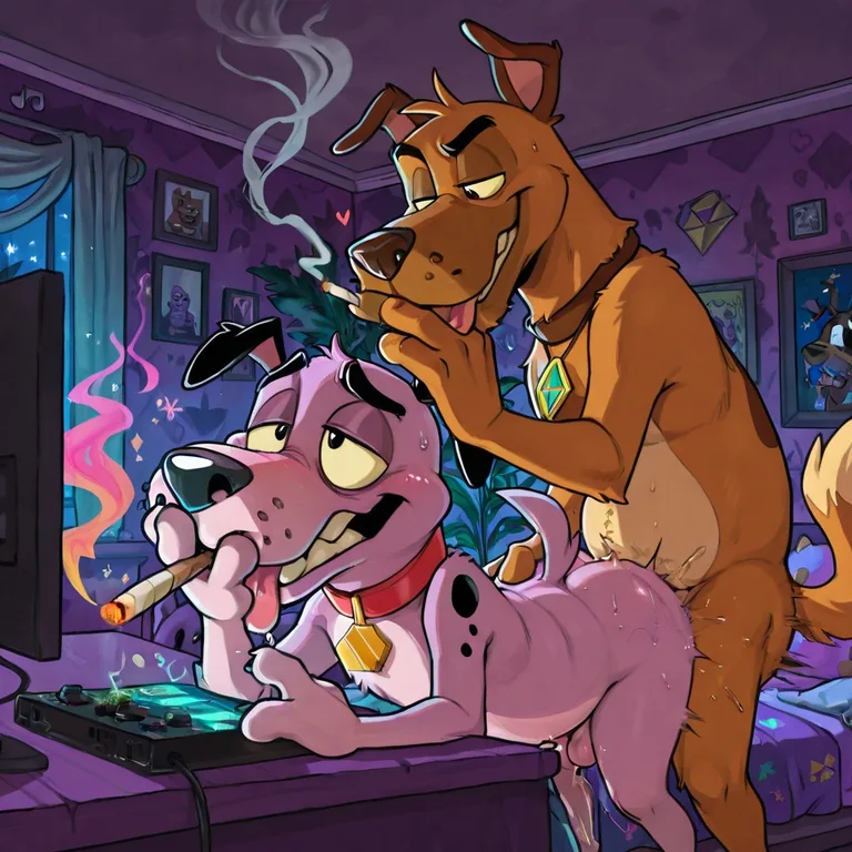 Courage the Cowardly Dog Stoned and Smitten