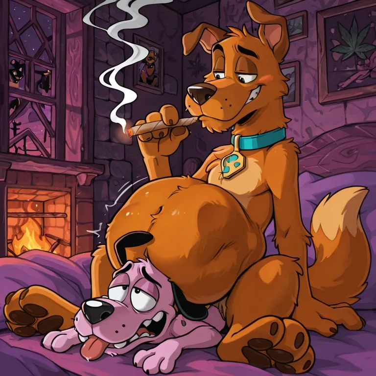Courage the Cowardly Dog and Scooby Doo Adventure