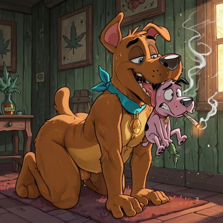 Courage the Cowardly Dog: Seductive Vore Scene