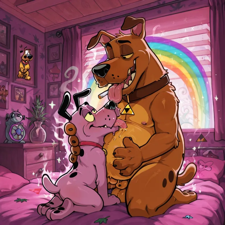 Courage the Cowardly Dog Romantic Stoner Moment