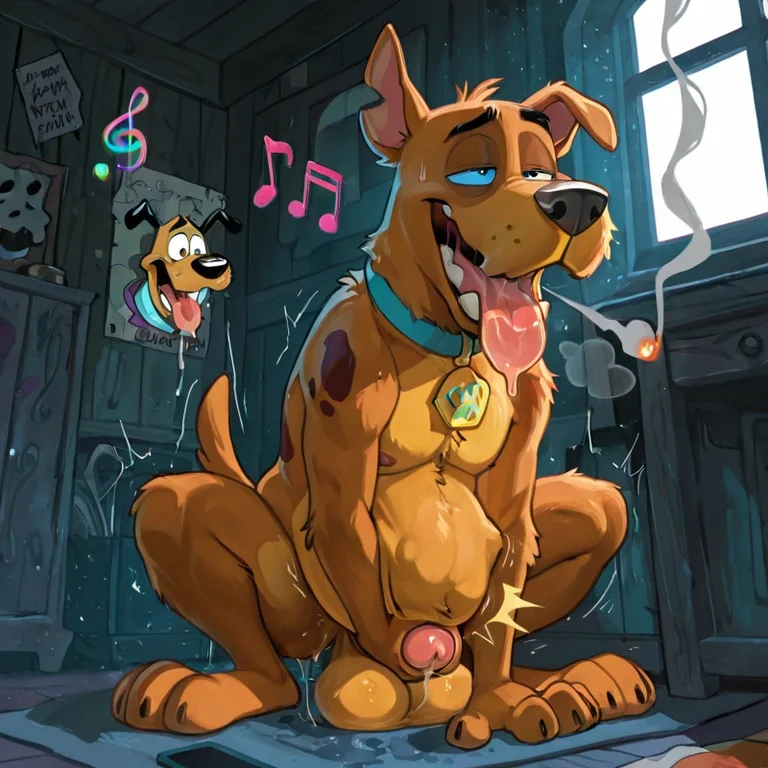 Courage the Cowardly Dog in Vore Scene
