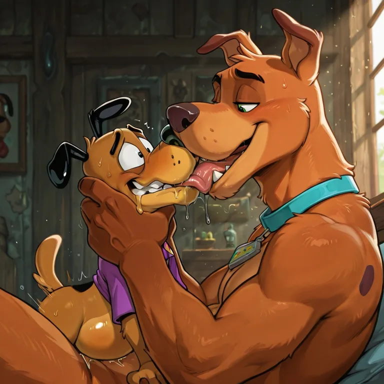 Courage the Cowardly Dog in Intimate Group Scene