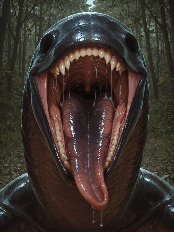 photorealism, fellatio_horror, leech, eyeless, grotesque, dr