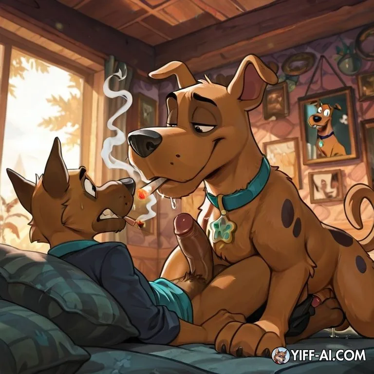 Courageous Canines in Stoned Intimacy