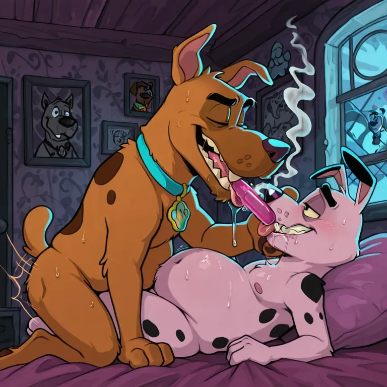 Courage the Cowardly Dog Anthro Art