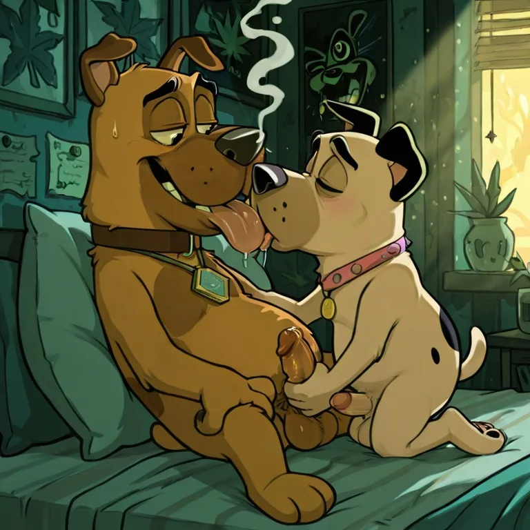 Courage the Cowardly Dog Stoner Kissing Session
