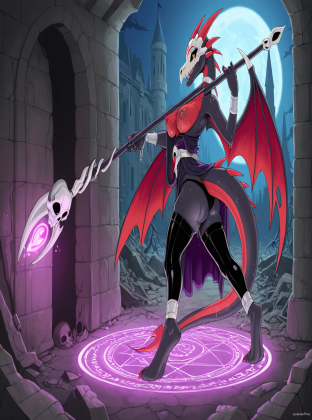 Cynder Corrupted in Magical Ruins