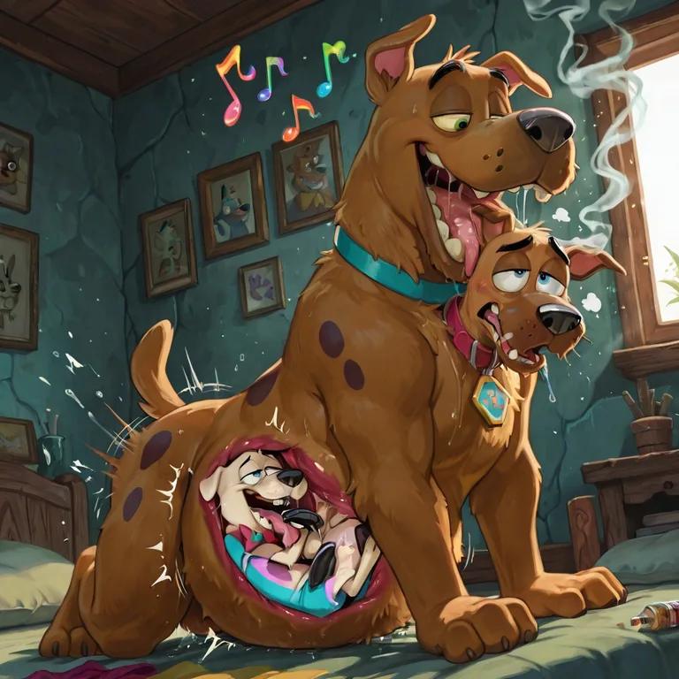Courage The Cowardly Dog Trio Vore Scene