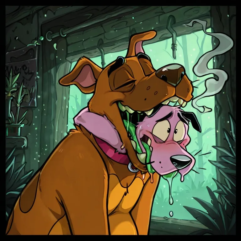 Courage the Cowardly Dog: Stoned and Nudely Adventurous
