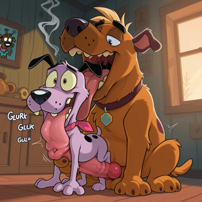 Courage the Cowardly Dog Stoner Blue Eyes