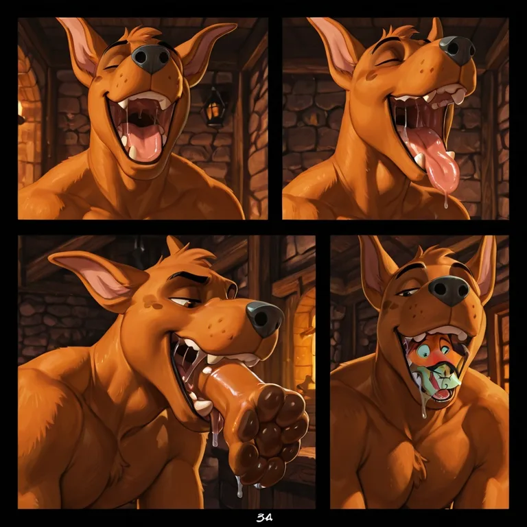 Scooby Doo Vore Scene with Stoned Characters