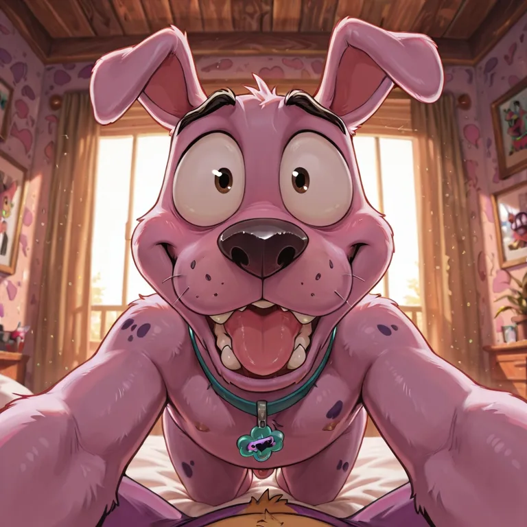 male, courage the cowardly dog,gay, stoner,  mouth open wide