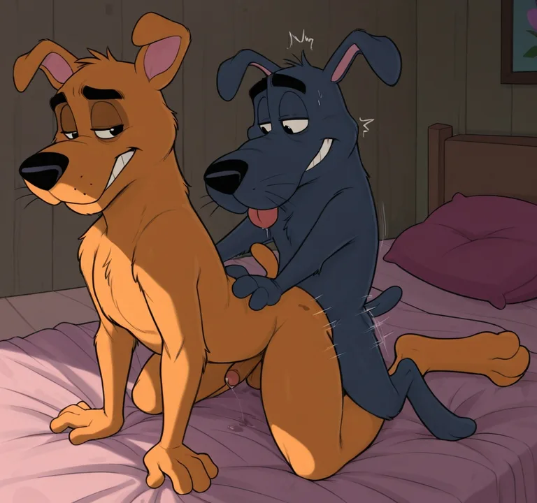 Mystery Inc. and Courage Smoking Weed