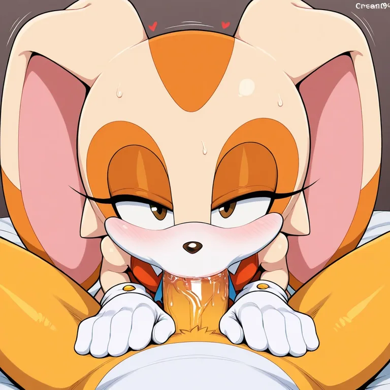 sonic_saga, Cream the Rabbit, big cock, hard anal fuck