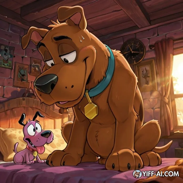 Courageous Duo in Animated Adventure