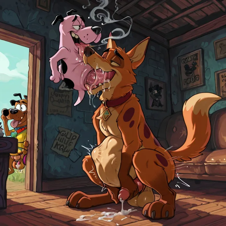 Courage the Cowardly Dog: Stoned Predator/Prey Scene