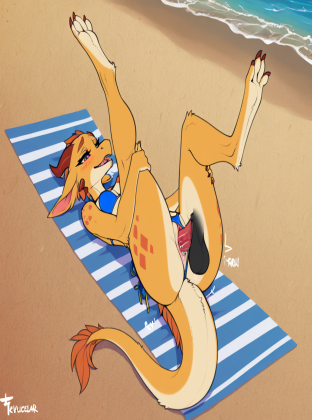 Kobold on Beach in Bikini