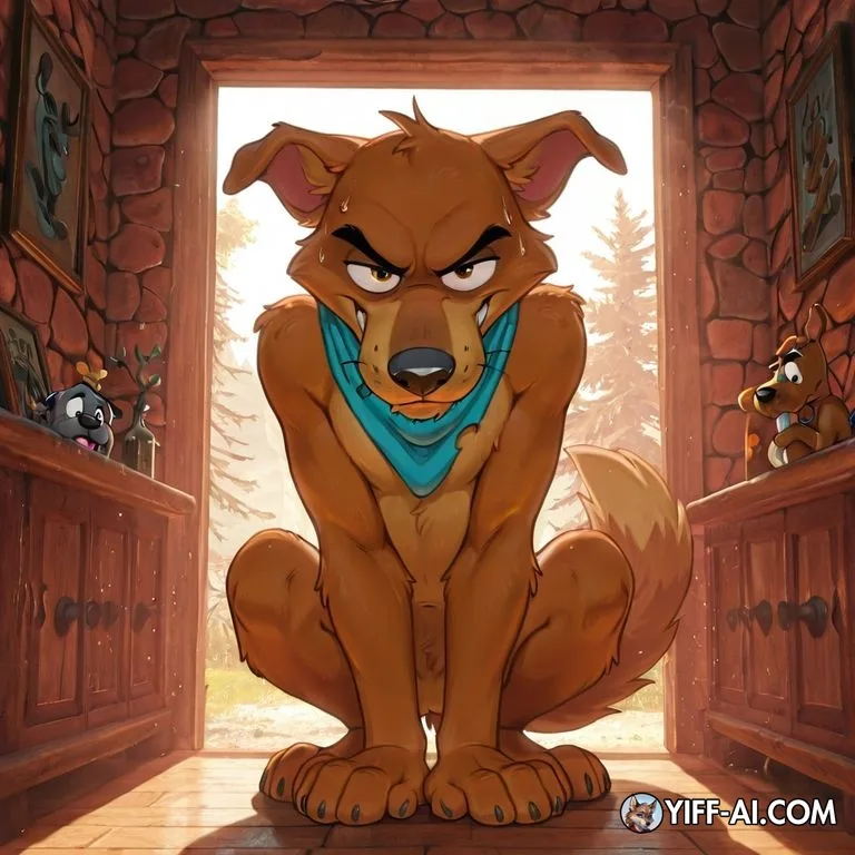 Scooby-Doo Inspired Stoner Wolf Character
