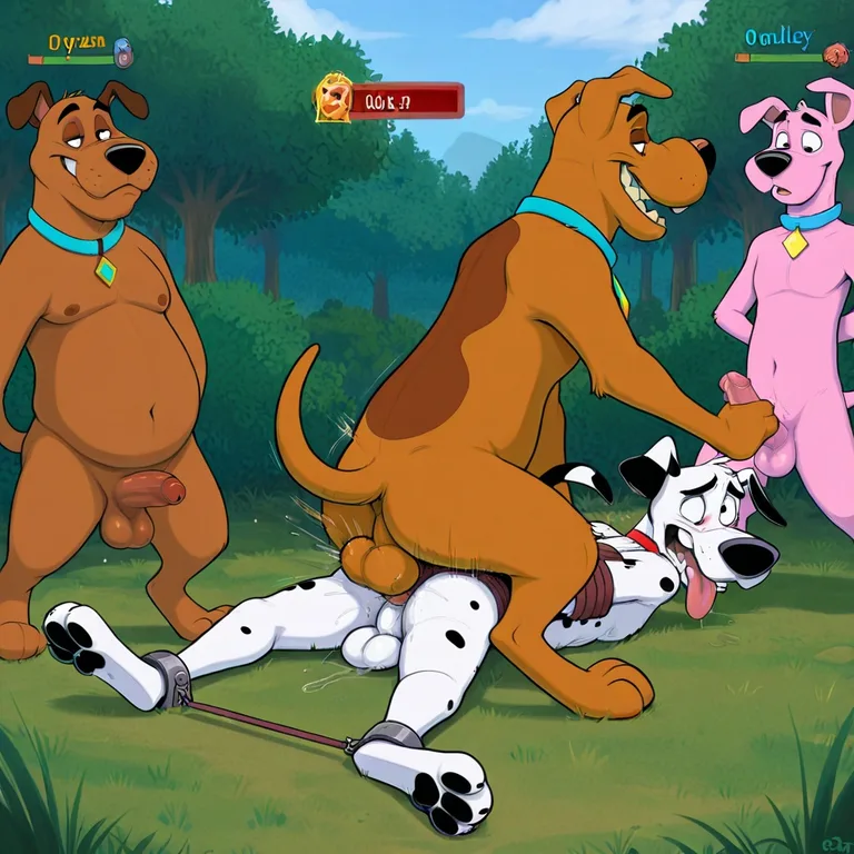 Furry Characters Engaging in Intimate Play