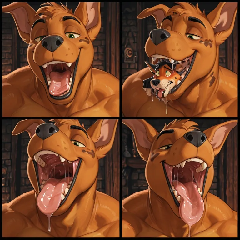 Scooby Doo Character Engulfed in Vore Scene