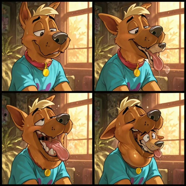 Stoned Furry Duo in 90s Comic Scene