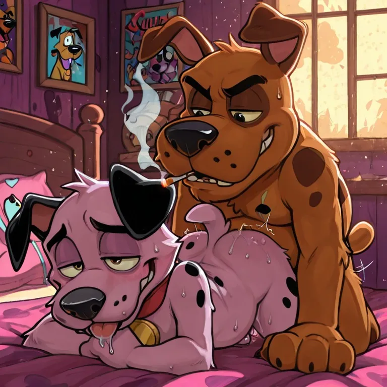Courage the Cowardly Dog Intimate Moment
