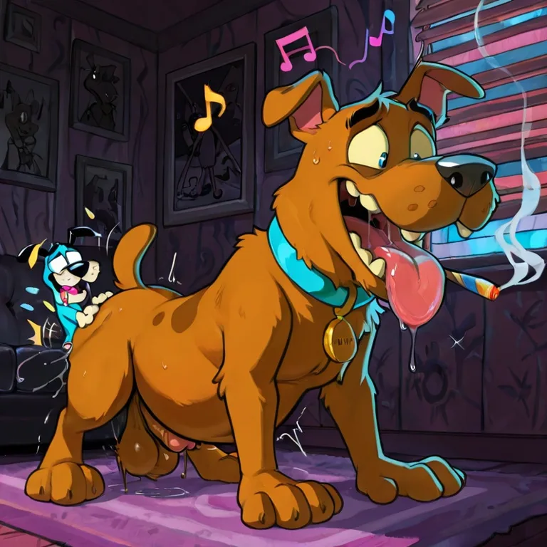 Courage the Cowardly Dog in Wild Furry Adventure