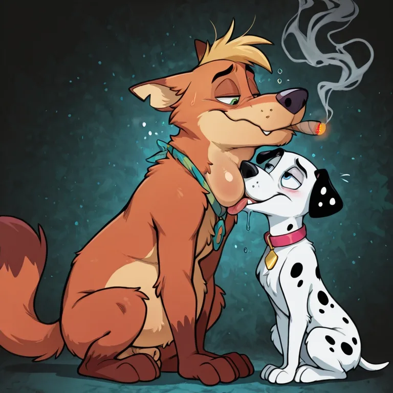 Courage the Cowardly Dog Nude Stoned Male