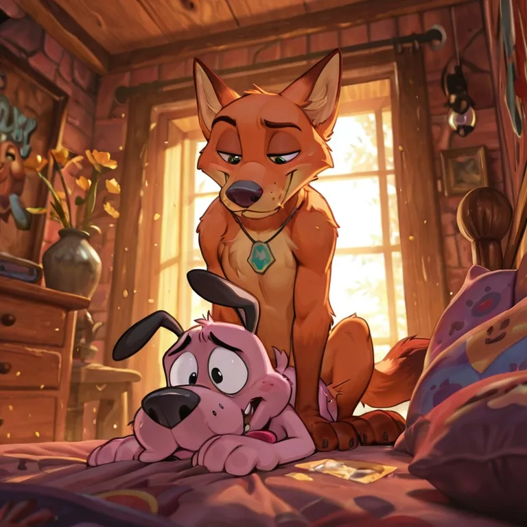 Courage the Cowardly Dog and Nick Wilde