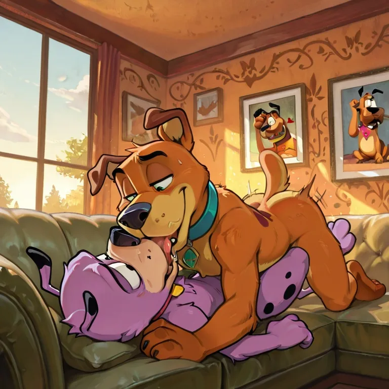 Courage the Cowardly Dog Group Scene