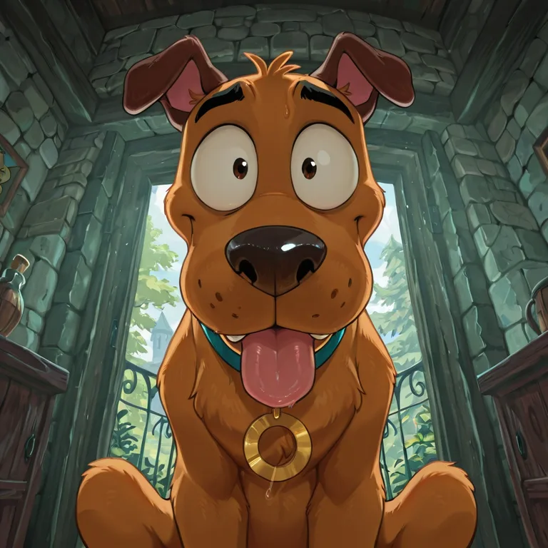 Scooby Doo and Courage in Perilous Vore Scene