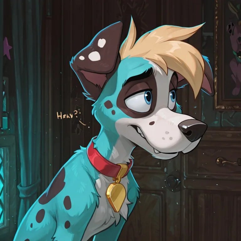 Courage the Cowardly Dog Anthro Fox Portrait