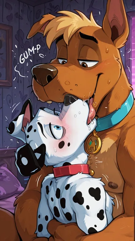 Courage the Cowardly Dog Hybrid with Scooby: Swallowing Scene