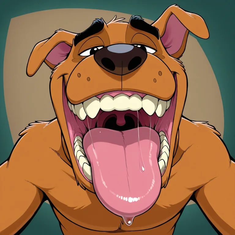 Courage the Cowardly Dog Swallowing Scooby Doo