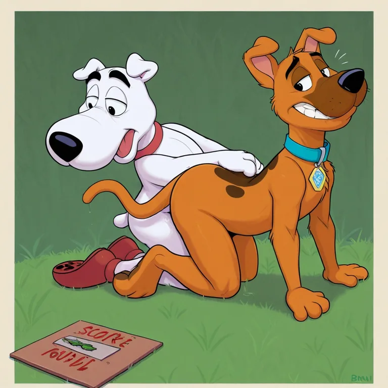 Courage the Cowardly Dog and Brian Griffin Adventure