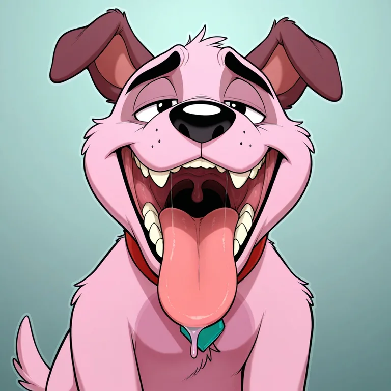 Courage the Cowardly Dog Swallowing Viewer