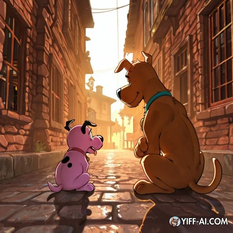 Courage and Scooby Adventure