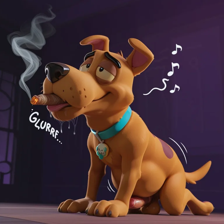 Courage the Cowardly Dog: Stoner Swallowing Scene