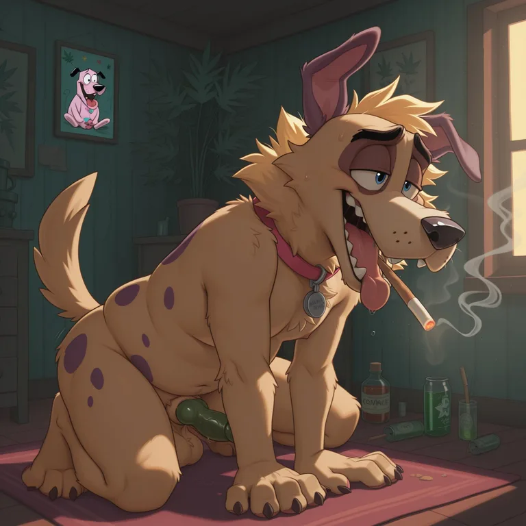 Stoned Courage the Cowardly Dog Solo