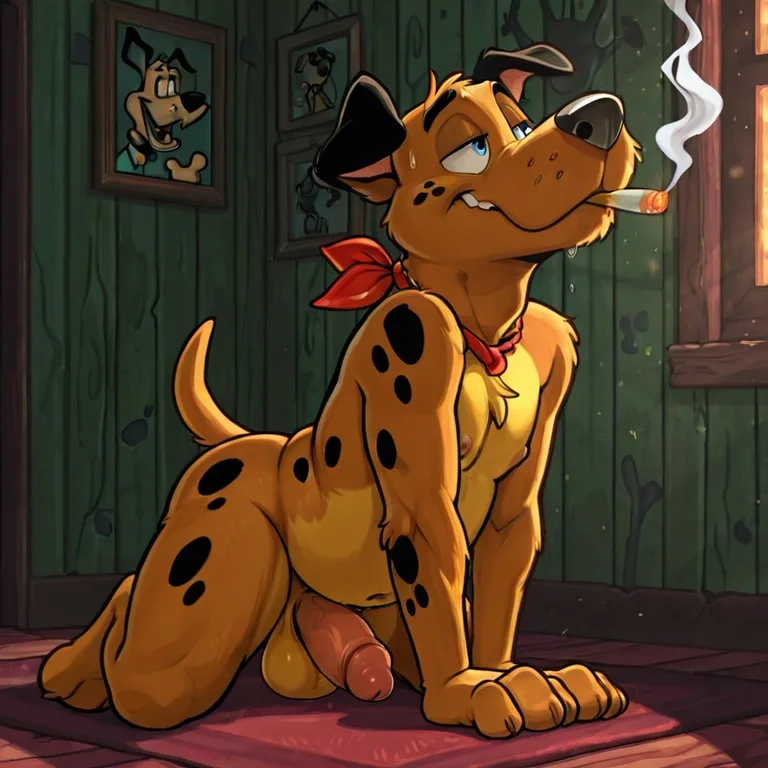 Courage the Cowardly Dog: Toony Domestic Scene