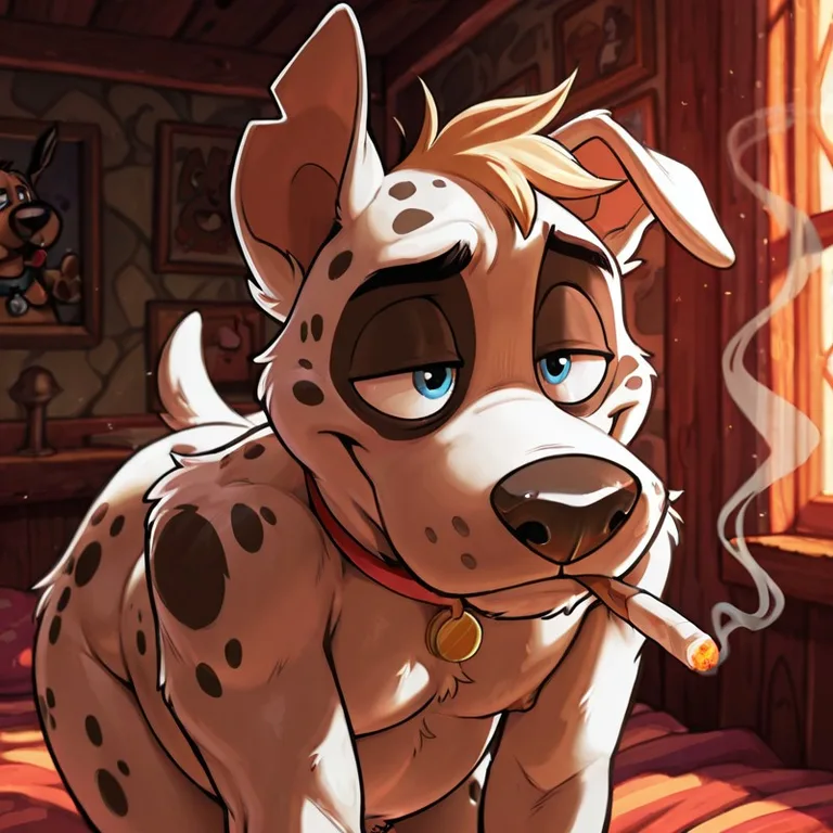 Courage the Cowardly Dog: Toony Domestic Dog Character