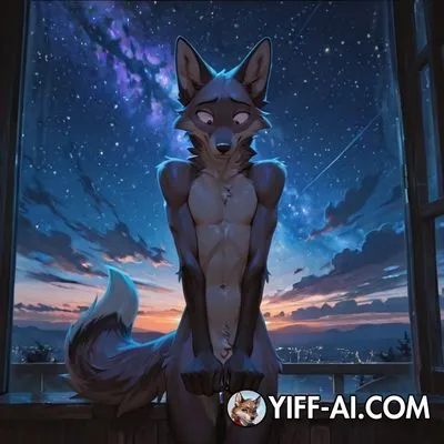 A Tall, Skinny Introverted, Shy, Quiet Male, Fox / Wolf Hybr